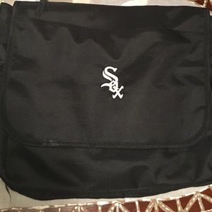 NEW White Sox black unisex messenger bag